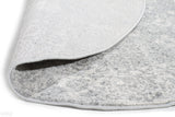 Evoke Shine Silver Transitional Round Rug
