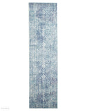 Evoke Muse Blue Transitional Rug - 300x80cm
