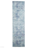 Evoke Muse Blue Transitional Rug - 300x80cm