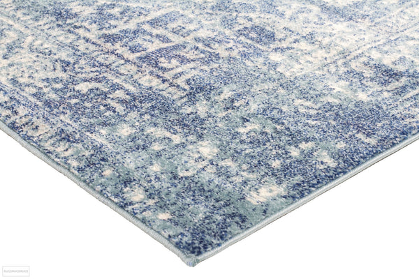 Evoke Muse Blue Transitional Rug