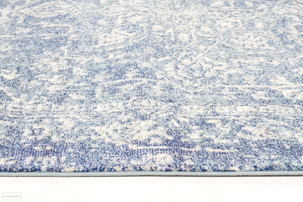 Evoke Muse Blue Transitional Rug