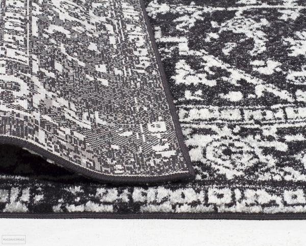Evoke Scape Charcoal Transitional Rug