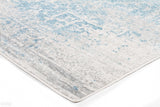 Evoke Glacier White Blue Transitional Rug