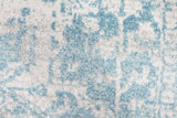 Evoke Glacier White Blue Transitional Rug