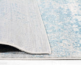 Evoke Glacier White Blue Transitional Rug