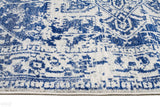 Evoke Horizon White Navy Transitional Rug