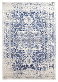 Evoke Horizon White Navy Transitional Rug - 230x160cm