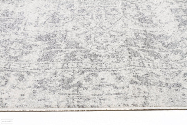 Evoke Dream White Silver Transitional Rug