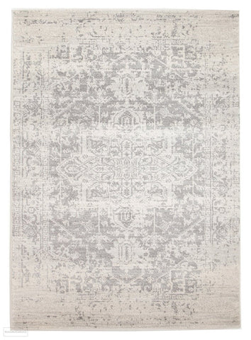 Evoke Dream White Silver Transitional Rug - 230x160cm