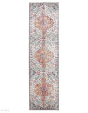 Evoke Carnival White Transitional Rug - 300x80cm