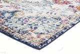 Evoke Carnival White Transitional Runner Rug