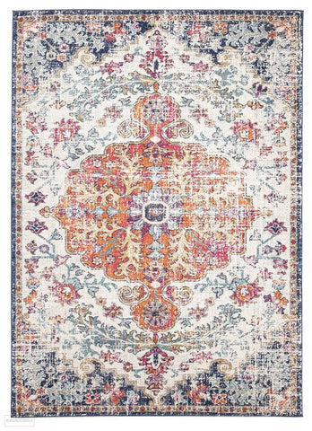 Evoke Carnival White Transitional Rug - 230x160cm