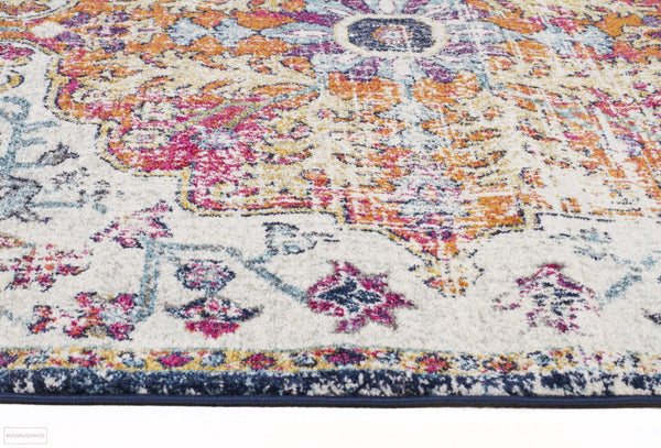 Evoke Carnival White Transitional Rug