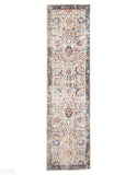 Evoke Peacock Ivory Transitional Rug - 300x80cm