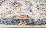Evoke Peacock Ivory Transitional Runner Rug