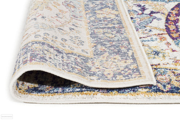 Evoke Peacock Ivory Transitional Rug