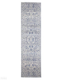 Evoke Frost Blue Transitional Rug - 300x80cm