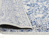 Evoke Frost Blue Transitional Runner Rug