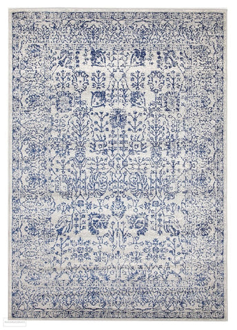 Evoke Frost Blue Transitional Rug - 230x160cm