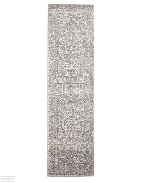 Evoke Homage Grey Transitional Rug - 300x80cm