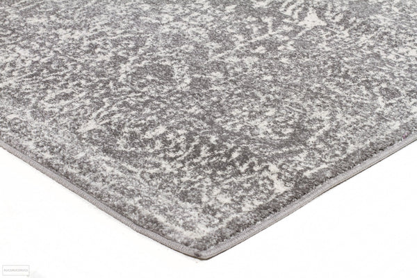 Evoke Homage Grey Transitional Runner Rug