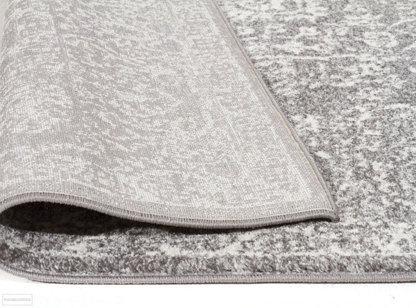 Evoke Homage Grey Transitional Runner Rug