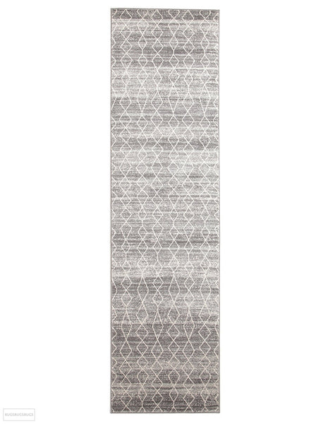 Evoke Remy Silver Transitional Runner Rug