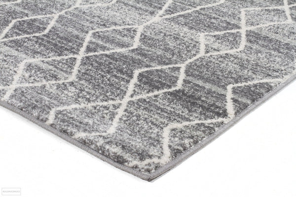 Evoke Remy Silver Transitional Runner Rug