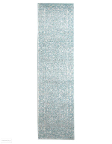 Evoke Depth Blue Transitional Runner Rug
