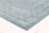 Evoke Depth Blue Transitional Runner Rug