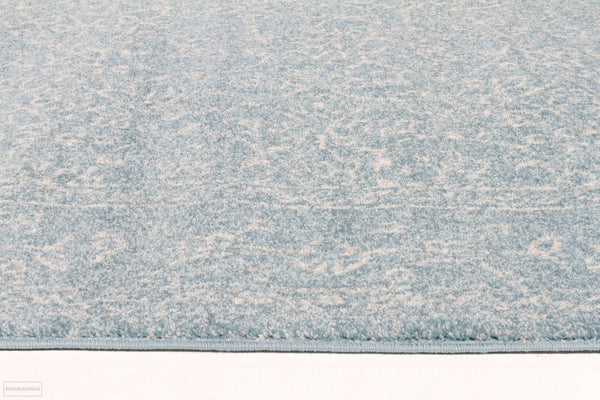 Evoke Depth Blue Transitional Runner Rug