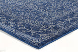 Evoke Artist Navy Transitional Runner Rug