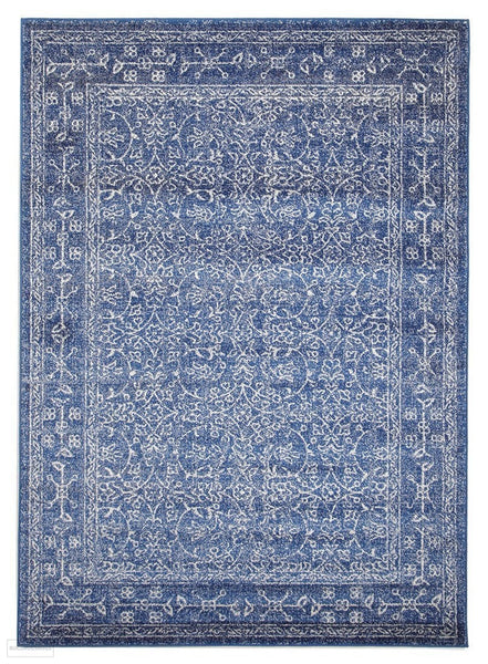 Evoke Artist Navy Transitional Rug - 230x160cm