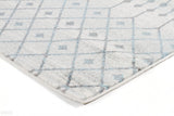Evoke Slate White Transitional Rug