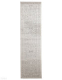 Evoke Silver Flower Transitional Runner Rug