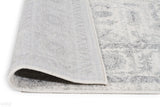 Evoke Winter White Transitional Runner Rug