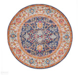 Evoke Splash Multi Transitional Round Rug