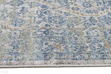 Evoke Duality Silver Transitional Runner Rug