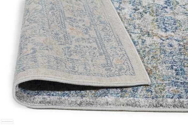 Evoke Duality Silver Transitional Runner Rug
