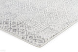 Evoke Diamond Grey Transitional Runner Rug