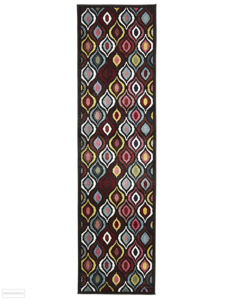 Gemini Modern 506 Multi Coloured Runner Rug