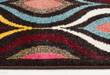 Gemini Modern 506 Multi Coloured Runner Rug