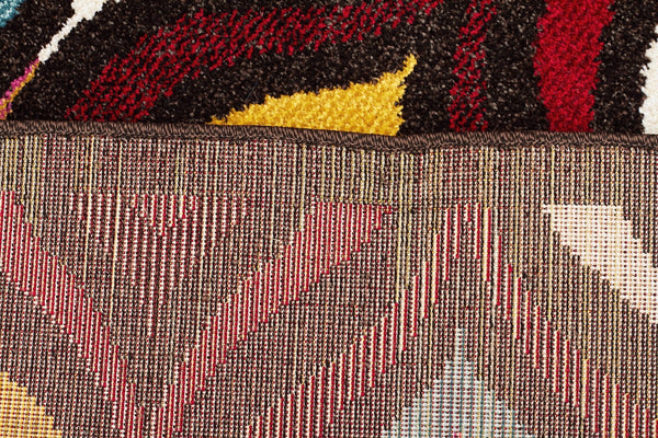 Gemini Modern 506 Multi Coloured Runner Rug
