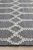Krisha Tribal Trellis Rug Rustic Blue - Modern