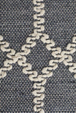 Krisha Tribal Trellis Rug Rustic Blue - Modern