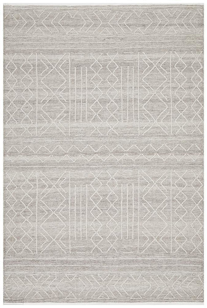 Arya Stitch Woven Rug Natural - Modern
