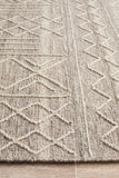 Arya Stitch Woven Rug Natural - Modern