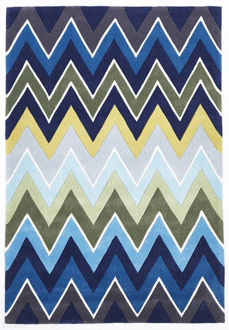 Gold Collection 644 Navy Rug