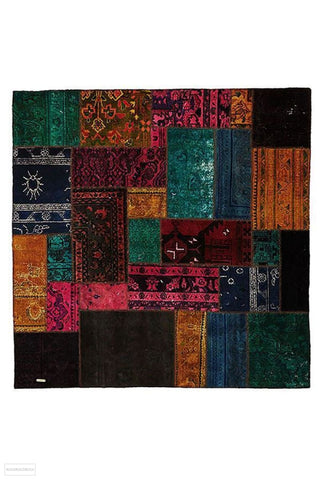 Authentic Hand Knotted Patchwork Rug - Cheapest Rugs Online - 1