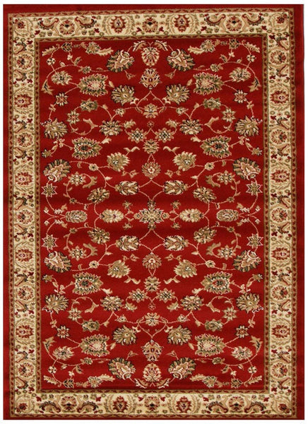 Istanbul Collection Traditional Floral Pattern Red Rug - 170x120cm
